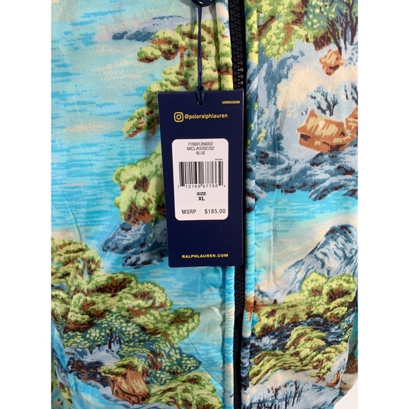 Polo Ralph Lauren Hawaiian Windbreaker Rain Hoodie - Picture 3 of 8